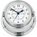 WEMPE Horloge à marée à quartz 150mm Ø (Série BREMEN II) Horloge des marées à quartz chromée