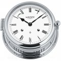  Horloge de quart chromée avec cadran blanc