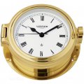 WEMPE Horloge hublot 140mm Ø (Série CUP) Horloge hublot laiton avec chiffres romains