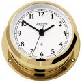 WEMPE Horloge de yacht 95mm Ø (Série PIRAT II) Horloge de yacht laiton avec chiffres arabes