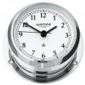 WEMPE Horloge de yacht 95mm Ø (Série PIRAT II) Horloge de yacht chromée avec chiffres arabes