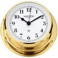 WEMPE Horloge de yacht 110mm Ø (Série SKIFF) Horloge de yacht laiton avec chiffres arabes
