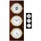 WEMPE Horloge à quartz avec baromètre et thermomètre/hygromètre (Série ELEGANZ)
